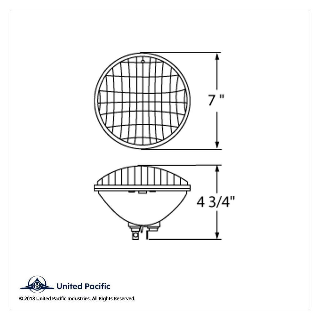 ULTRALIT - 7" Sealed Beam Headlight - Bild 5
