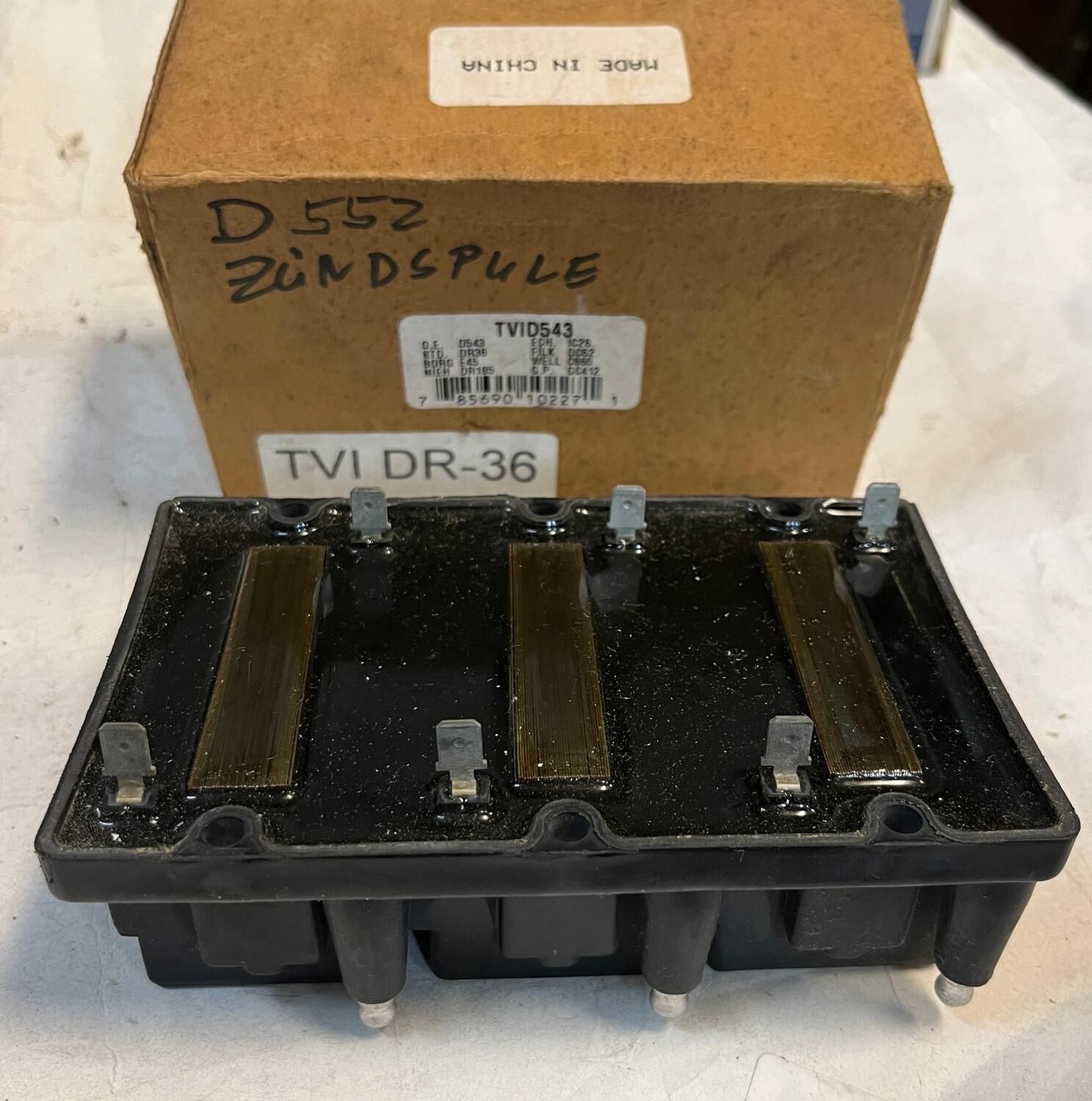 Tändspole 12V V6 3,0L-3,8L Buick Chev Pontiac Olds 1984-92 Standard DR36 , DR-36