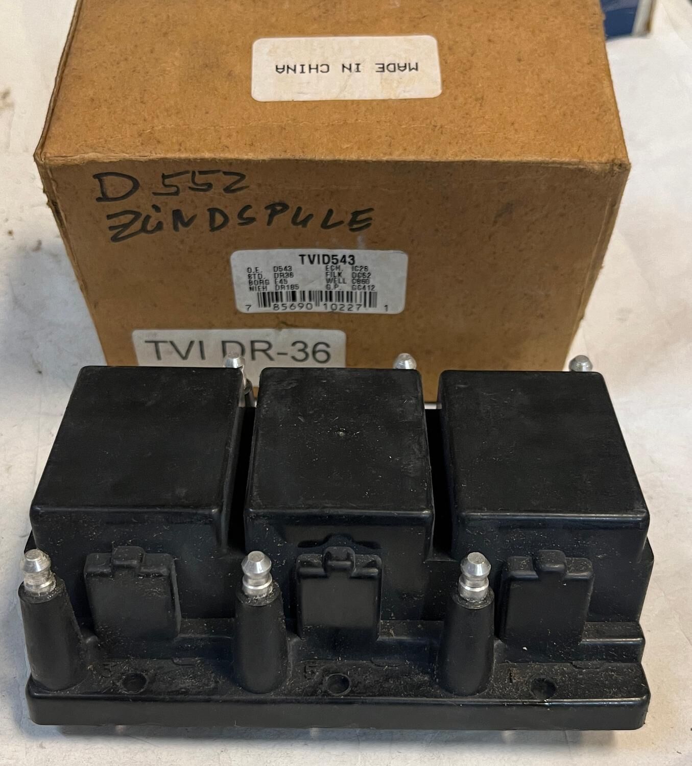 Tändspole 12V V6 3,0L-3,8L Buick Chev Pontiac Olds 1984-92 Standard DR36 , DR-36 - Bild 2