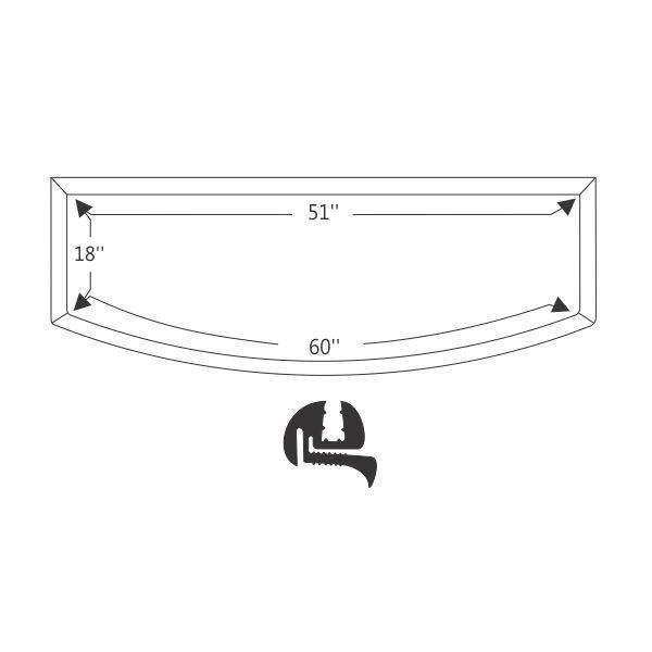 Framrutegummilist 1961-63 2dr 4dr ht cab sedan Buick Oldsmobile Pontiac - Bild 2