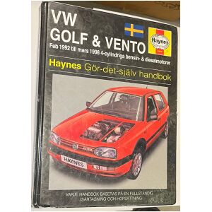 VW GOLF & VENTO 1992-1998 4-cyl & diesel 151 sidor gör-det-själv handbok Haynes