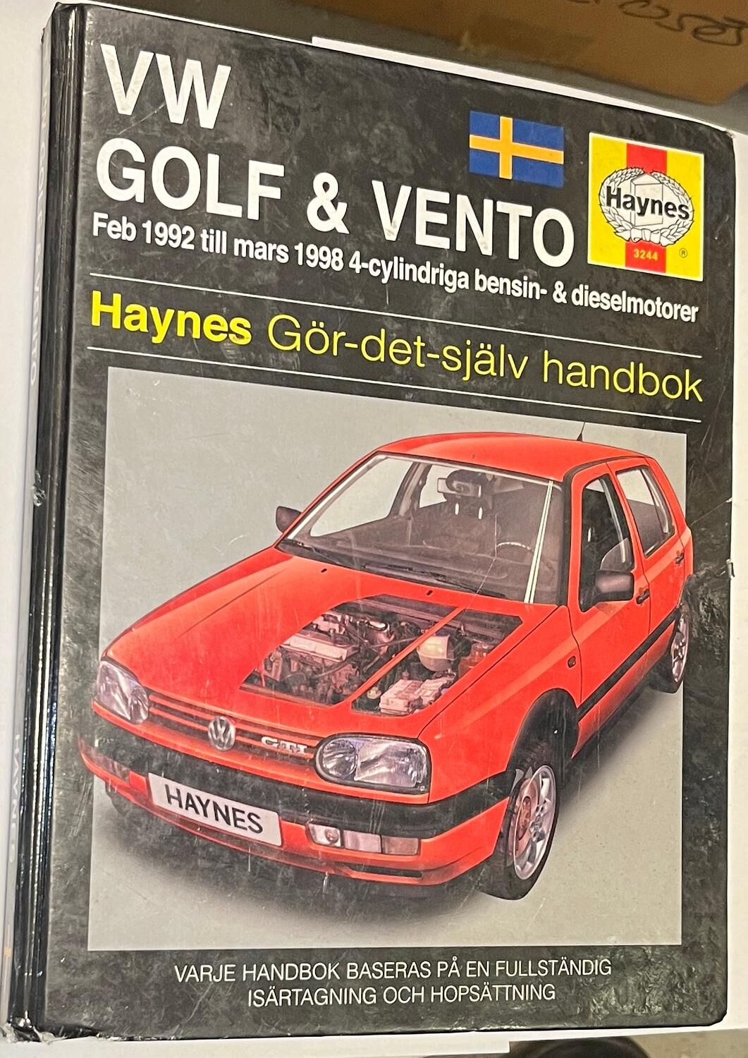 VW GOLF & VENTO 1992-1998 4-cyl & diesel 151 sidor gör-det-själv handbok Haynes