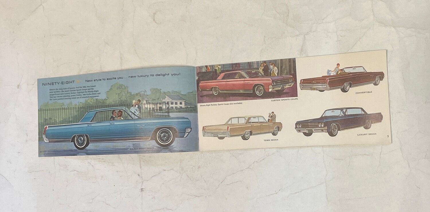Oldsmobile 1963 original broschyr Starfire Jetfire 98 Super 88 16 sidor - Bild 2