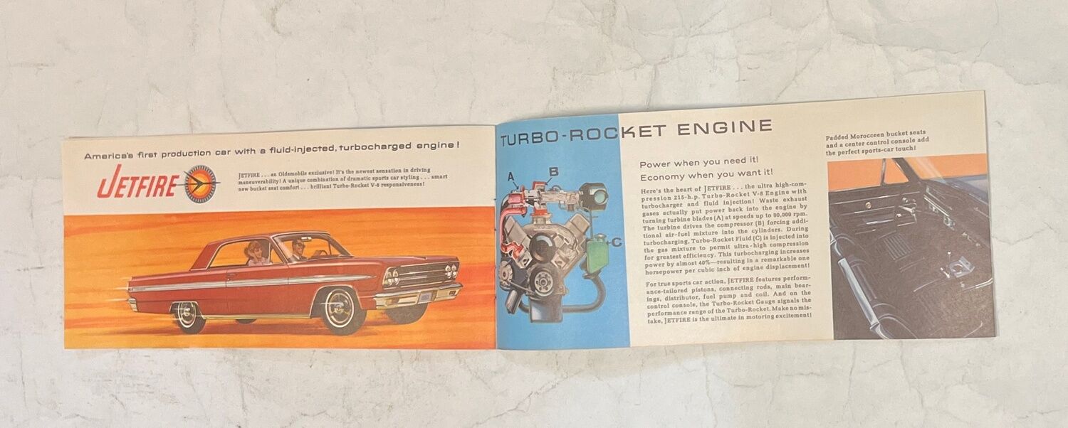 Oldsmobile 1963 original broschyr Starfire Jetfire 98 Super 88 16 sidor - Bild 3