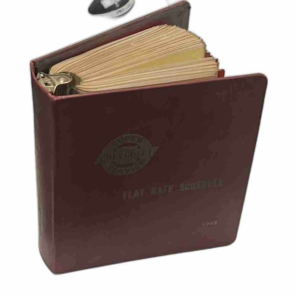 Flat Rate Manual Chevrolet 1962 Schablonbeloppsschema återförsäljare