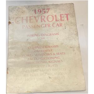 1957 Chevrolet wiring diagrams 6 sidor General Motors Corporation