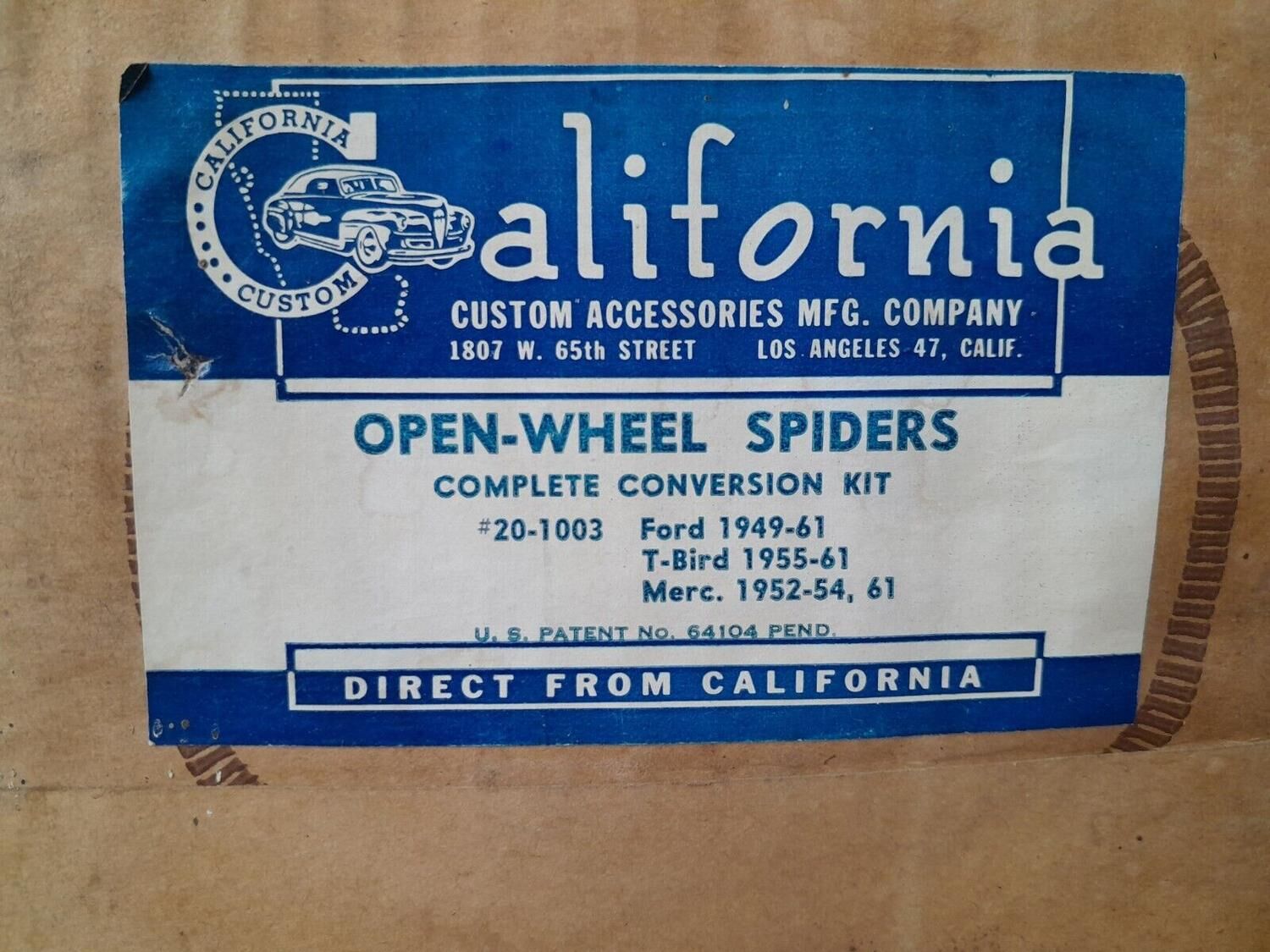 Spider caps 5 on 5-1/2" Vintage Spider Wheel Hub Cover (4/Set) - Bild 5