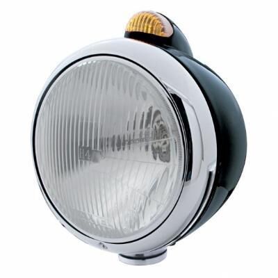 Black Guide 682-C Headlight H4 & Dual Mode LED Signal