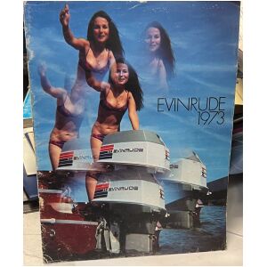 Broschyr 1973 Evinrude 2-135hp utombordare svensk 24 sidor begagnad