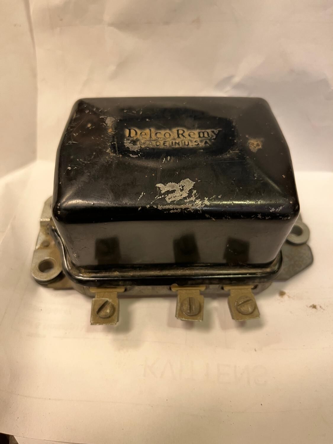 Laddningsrelä 6V 45A Chev Jeep Nash 1948-70 , Delco Remy 1118828E