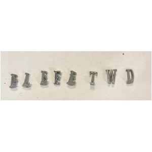 Bokstäver Fleeetwood , passar Cadillac Fleetwood 1964-1970