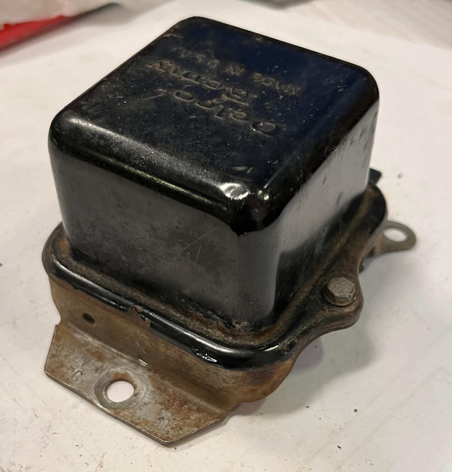 Laddningsrelä 12V N J119 2C Buick Cad Chev Olds Pont GMC 1966-72, Delco Rem D663 - Bild 3