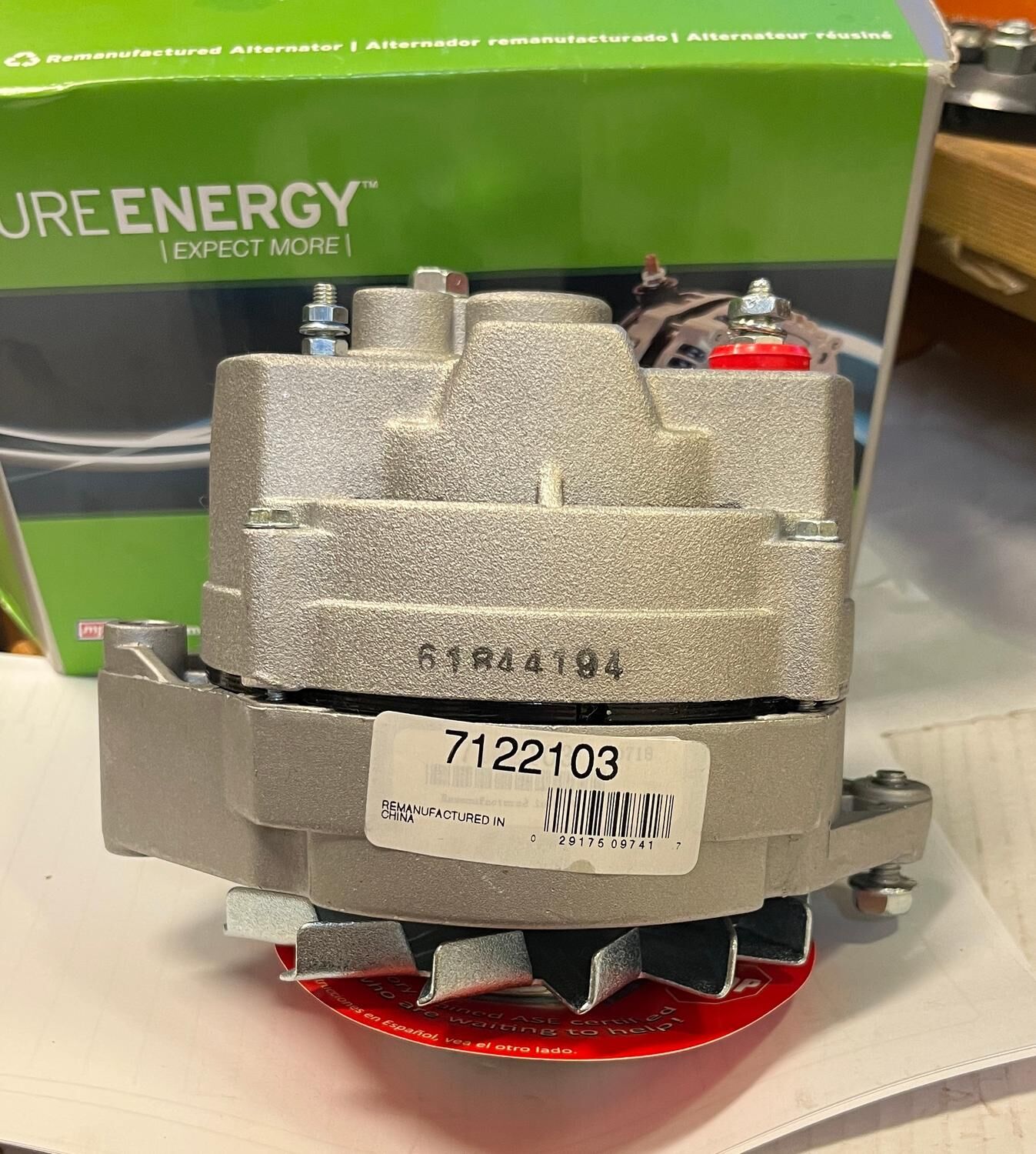 Generator 12V 55amp Bui Chev GMC Olds 250-455cui 1960-73 Pure Energy 7122103 - Bild 2