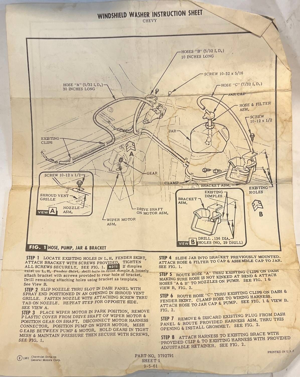 Spolarpump NOS GM 1963-84 - Bild 2