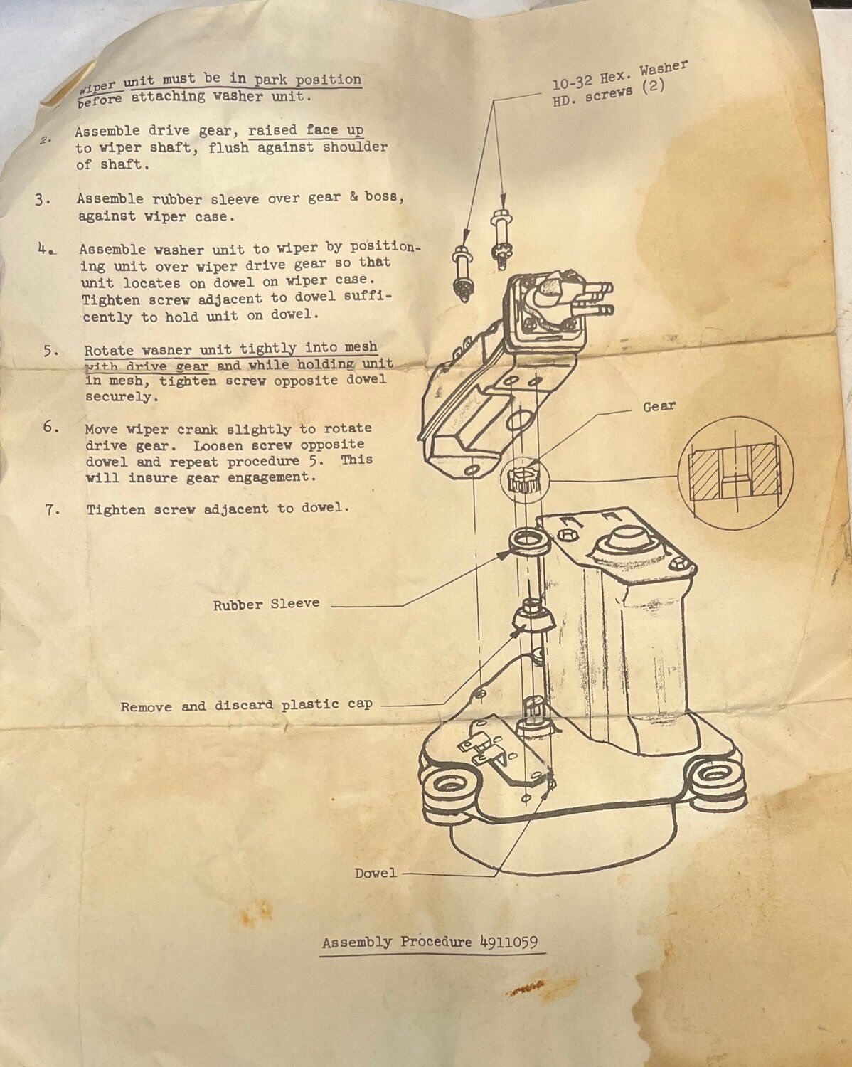 Spolarpump NOS GM 1963-84 - Bild 4