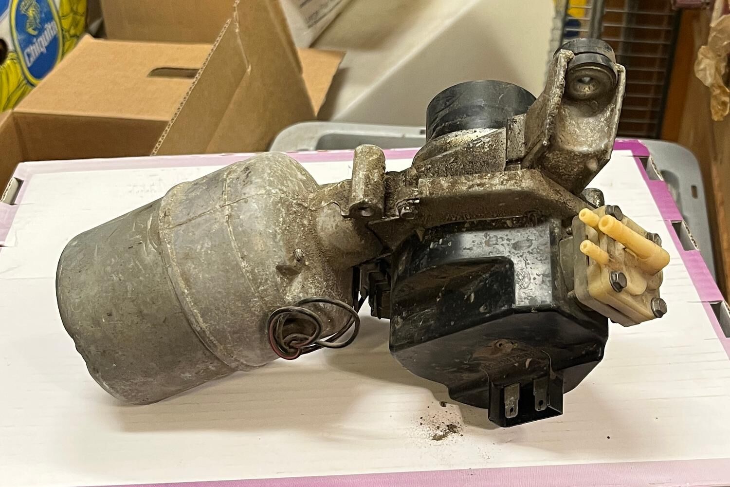 TORKARMOTOR MED SPOLARPUMP 2-SPEED CHEVROLET IMPALA 1967, DELCO 4917644 - Bild 4