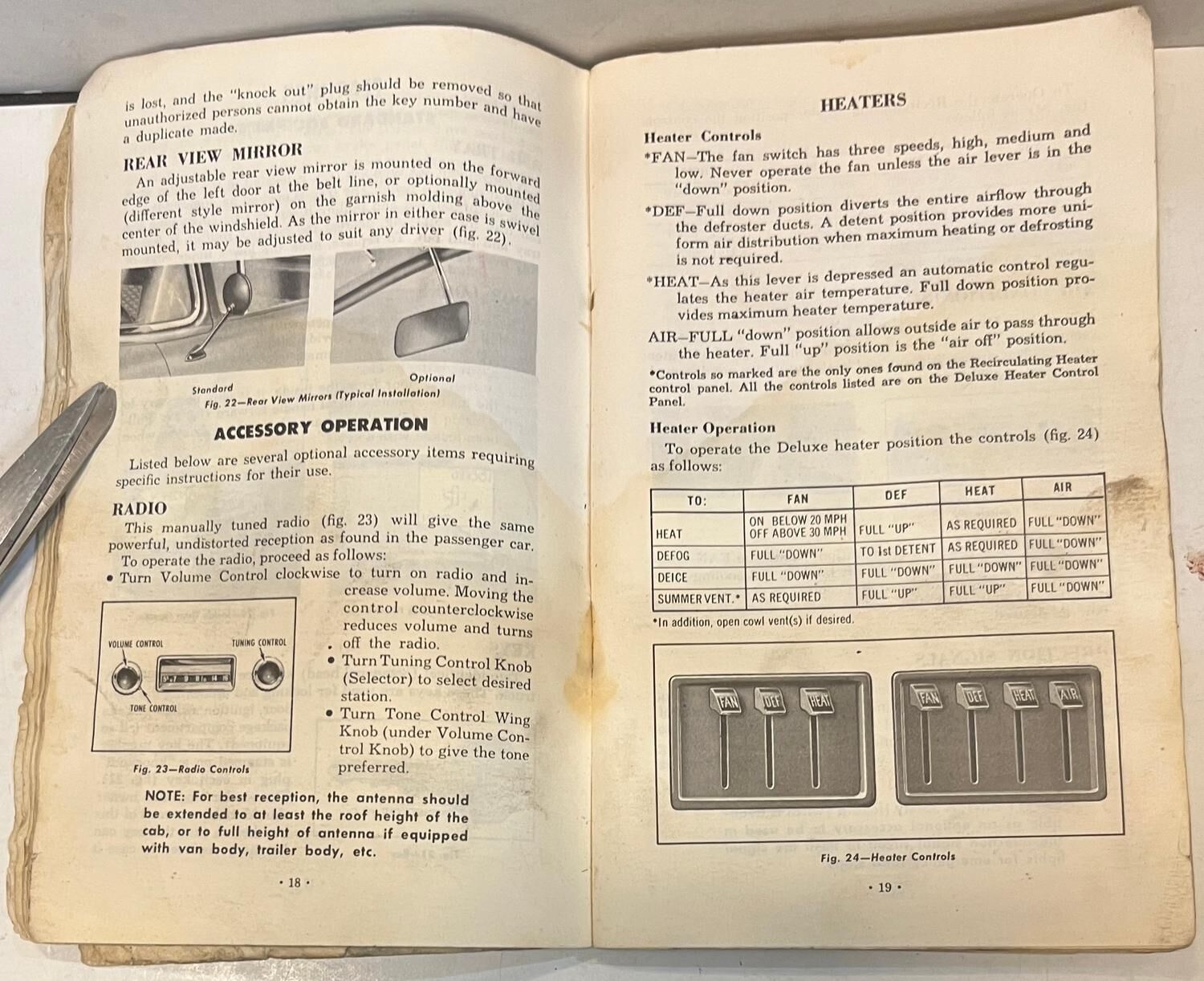 Operators manual instruktionsbok 1961 Chevrolet Truck 104 sidor GM - Bild 3