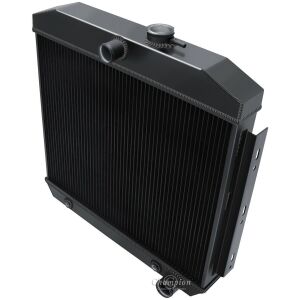 Aluminiumkylare 1955-57 Chevrolet (V8)  3 radig Svart finish
