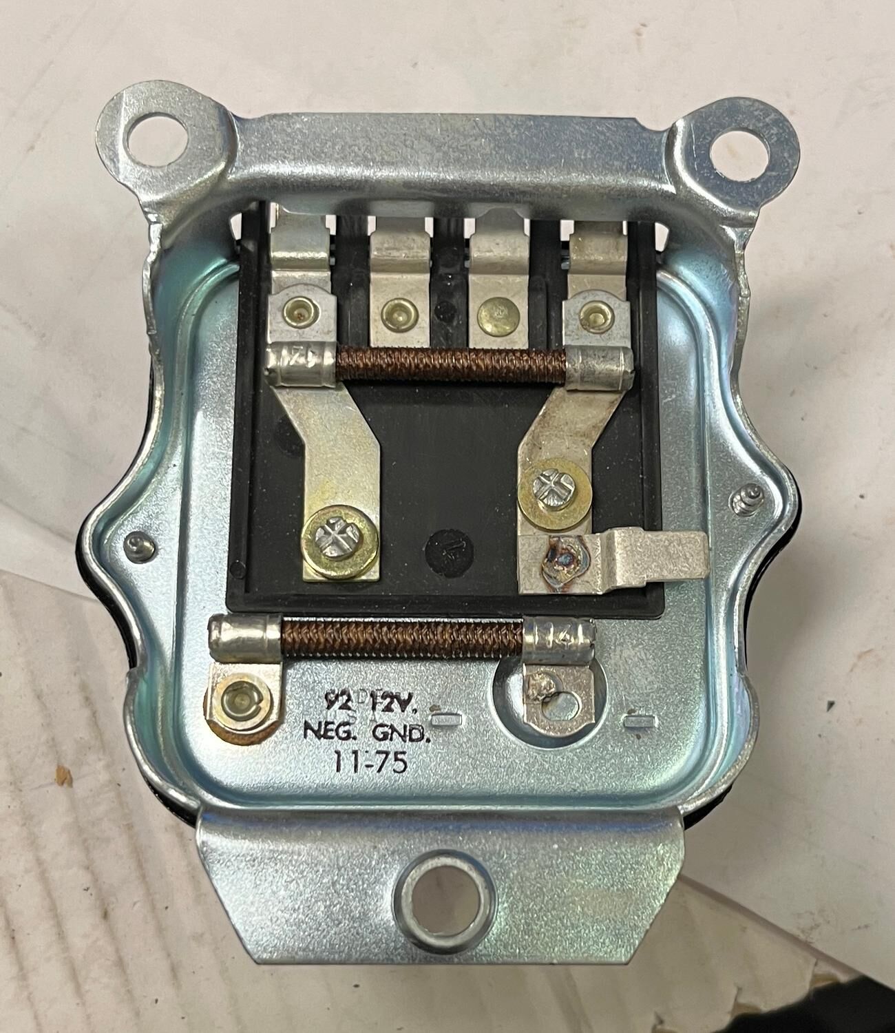 LADDNINGSRELÄ 12V neg grd Buick Cad Chev Olds Pontia GMC IHC 1962-72, Delco 9212 - Bild 2