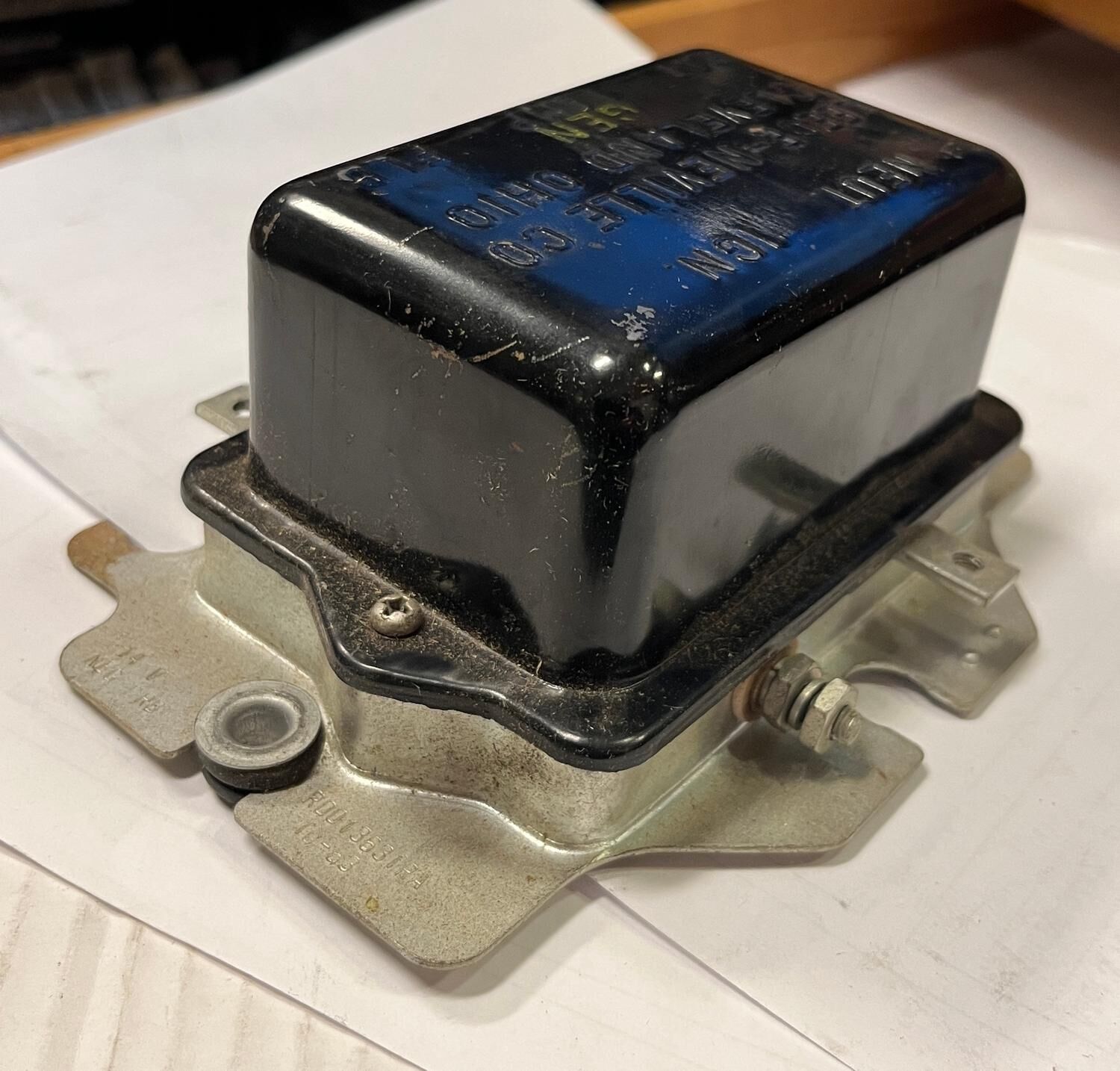 Laddningsrelä Ford Mercury 1964-1967 Leece-Neville R0013631RA NOS - Bild 2