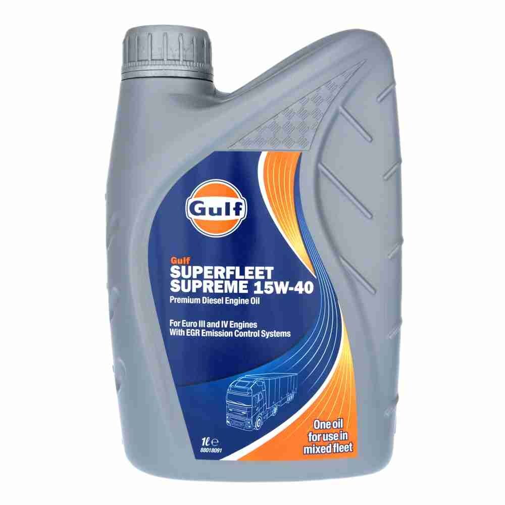 Motorolja 15W-40 Mineral 1 Liter Gulf Superfleet Supreme 154007