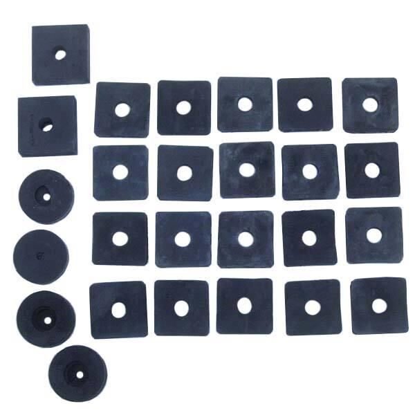 Gummisats Chassi till ram 1949-50 2dr 4dr sedan Ford