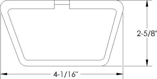 Bromspedalgummi 1984-88 2dr sedan Ford Mercury - Bild 2
