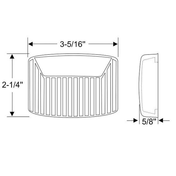 Pedalgummi Broms/Koppling 1955-89 2dr 4dr ht cab sedan Ford Edsel Mercury - Bild 2