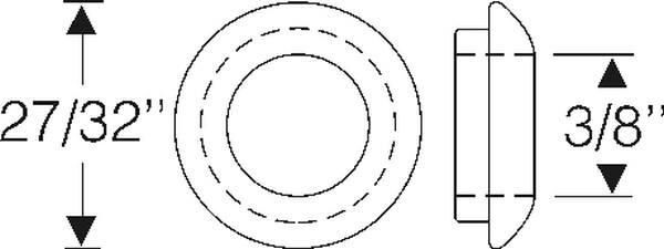 Power top cylinder spacer 1946-61 2dr cab Buick Cadillac Chevrolet Oldsmobile Pontiac - Bild 2