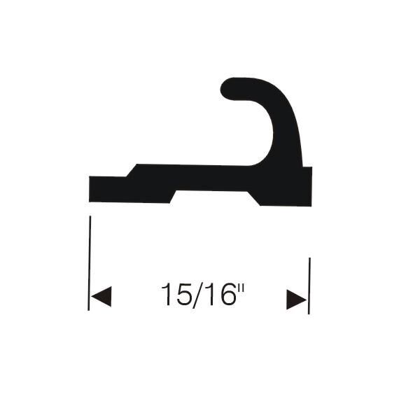 Side Roof Rail Weatherstrip 1932-39 2dr 4dr cab sedan Chrysler Packard Lincoln - Bild 2