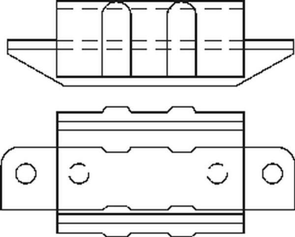 Engine Mount Service – Revulcanization Only 1967-72 2dr ht cab Cadillac - Bild 2