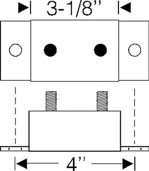 Engine Mount Service - Revulcanization Only 1960-66 2dr GMC - Bild 2