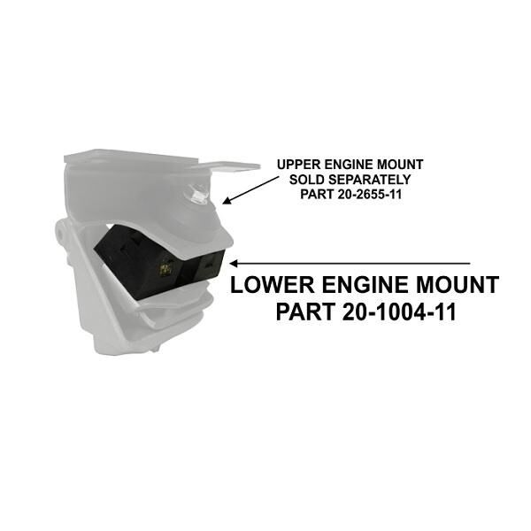 Engine Mount - Lower 1962-66 2dr 4dr ht cab sedan Ford - Bild 2