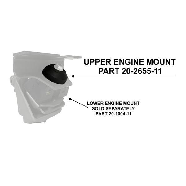 Upper Engine Mount 1962-66 2dr 4dr ht cab sedan Ford - Bild 2
