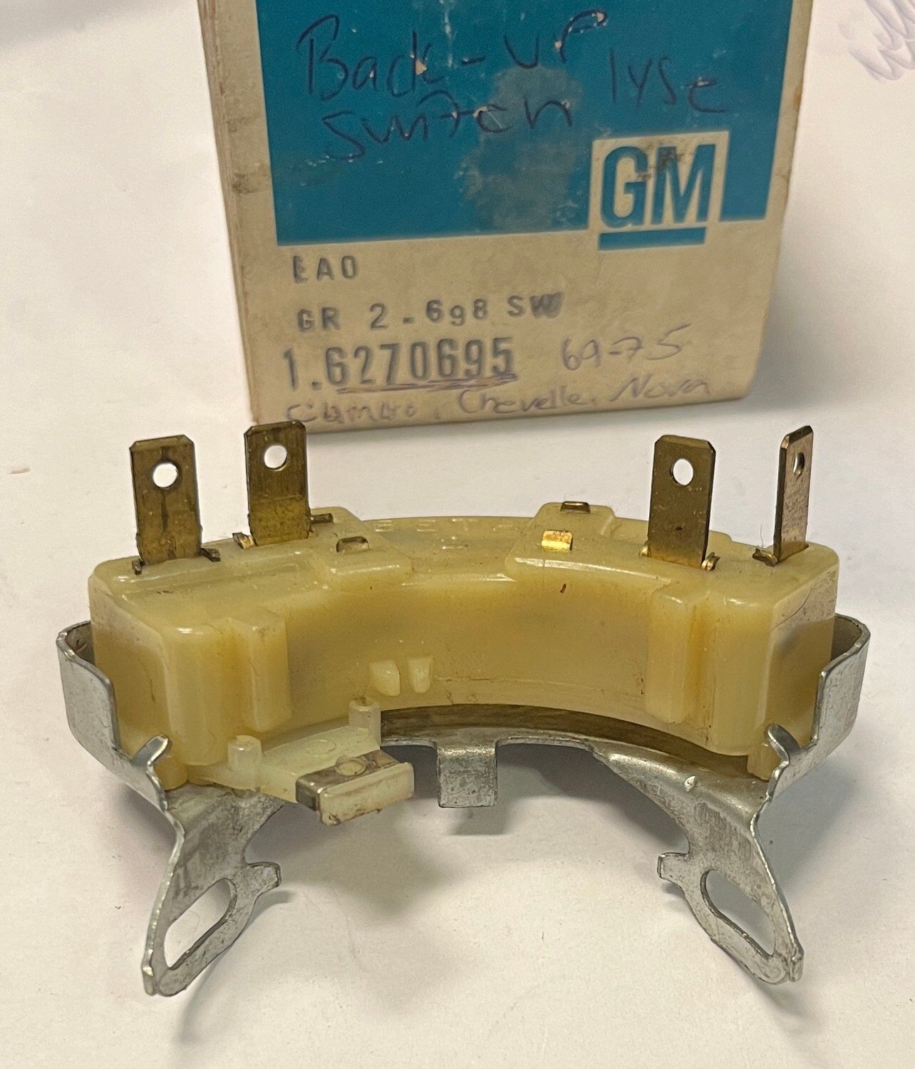 Backljuskontakt 1969-75 Buick Olds Pontiac Chev , GM 6270695 NOS