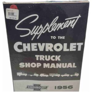 Verkstadshandbok 1956 Chevrolet truck shop manual  komplement  150 sidor