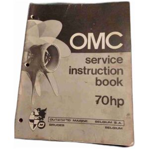 OMC utombordare marin Service manual 70hp 108 sidor