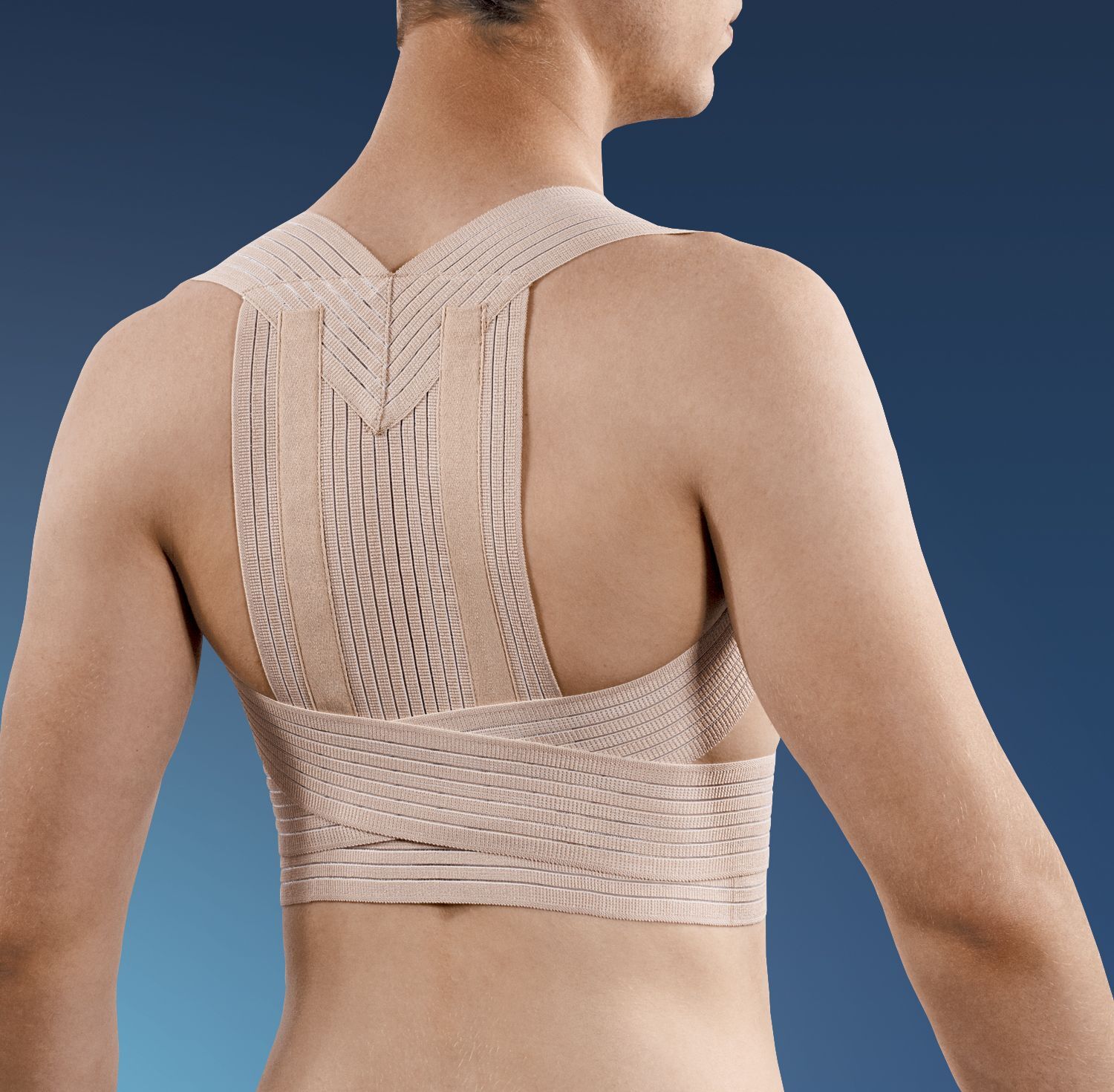 Hållningsbandage för axlar bröst & rygg storlek Medium 83-91 cm Mediroyal