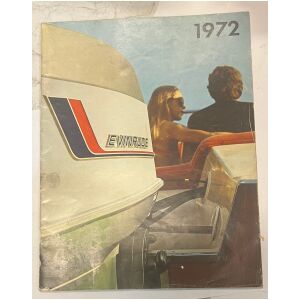 Broschyr 1972 Evinrude 2-125hp utombordare svensk 24 sidor begagnad
