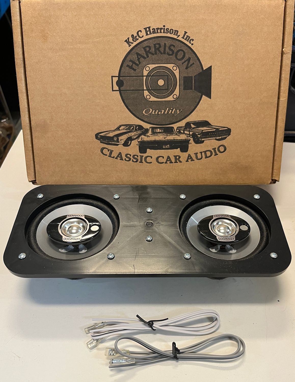 Kenwood 4" 3-way bilhögtalare 1-par RMS 20W, Peak 120W KFC-1064S