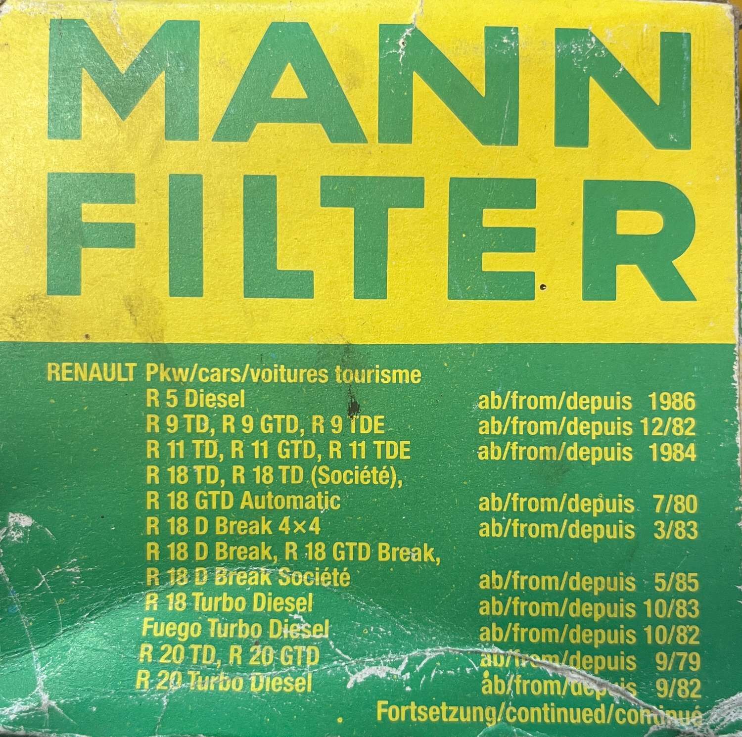 OLJEFILTER SPIN-ON M20x1,5 P=62/71 H=95 D=93 W 920/25 Renault 21 1986-97 Volvo 340 1984-91 m.fl. - Bild 2