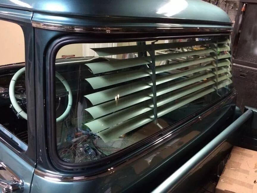 Venetian Blinds, inv Bakrute jalusie 1955-59 Chevrolet & GMC Truck