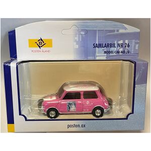 Ålands Posten bil nr 26 2012  Austin Mini Cooper 1961 skala 1:43 Lledo/Corgi