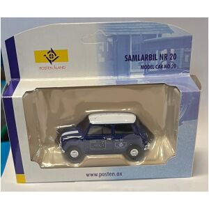 Ålands Posten bil nr 20 2009 Austin Mini car 1962 skala 1:43 Lledo / Corgi