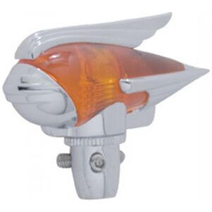 Art Deco Zeppelin Ornament Antenn topp Amber , Blinkers Flaggstång mm