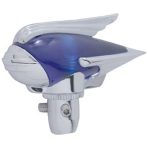 Art Deco Zeppelin Ornament Antenna topp Blue ,  Flaggstång mm