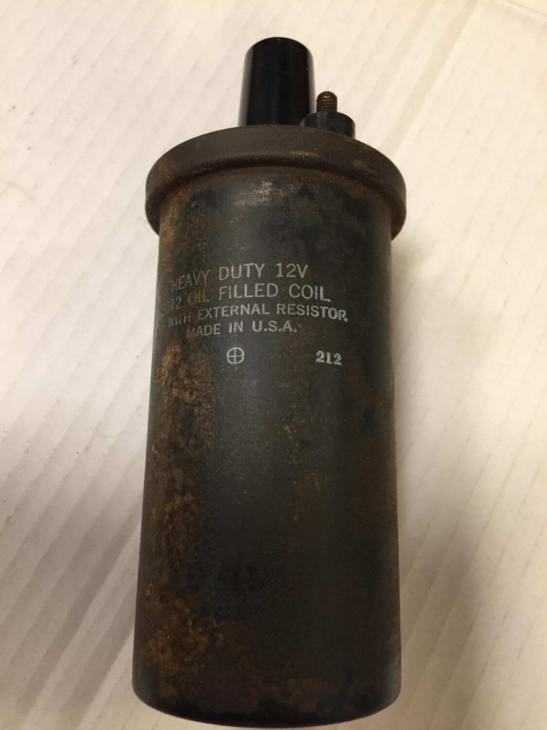 tändspole Mighty 5-500 Heavy Duty 12V – Passar BMW MB Triumph Fiat 1964–1987 NOS / Oanvänd
