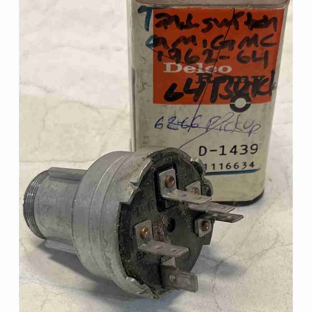 Eldel Tändningslås GM GMC 1961-66 , Delco Remy D-1439 / 1116634 NOS