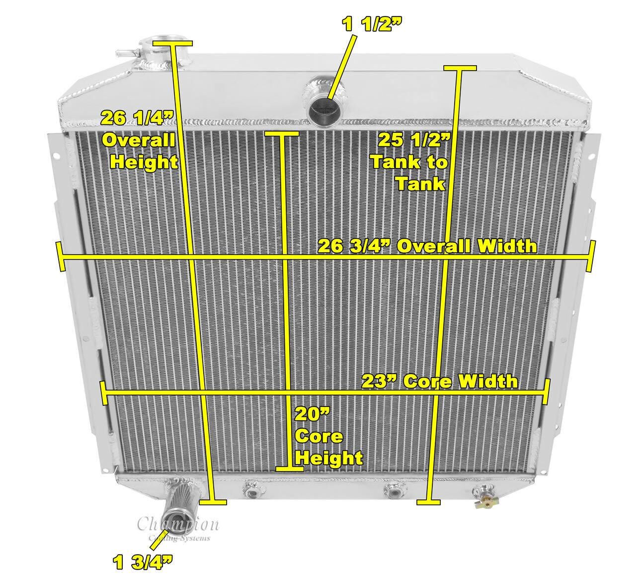 1953-56 Ford F-100 Aluminiumkylare 3 radig - Bild 2