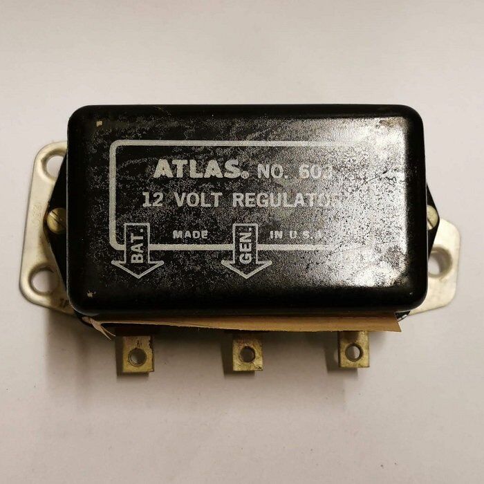 ATLAS LADDNINGSRELÄ 12V NEG GRD Passar Ford Mercury Edsel Lincoln 1956-1964 Atla